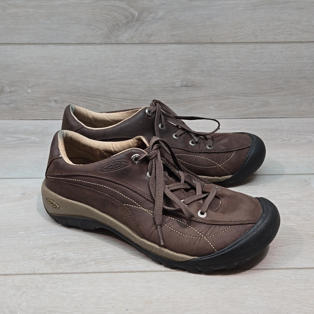 Keen Womens Leather Outdoor Sneakers boots shoes sz 9.5